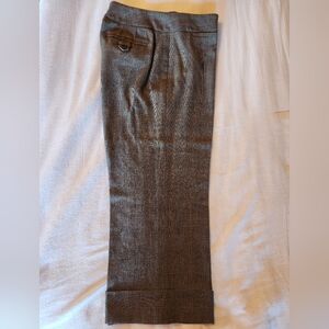 Wool Culottes - Brown /Grey